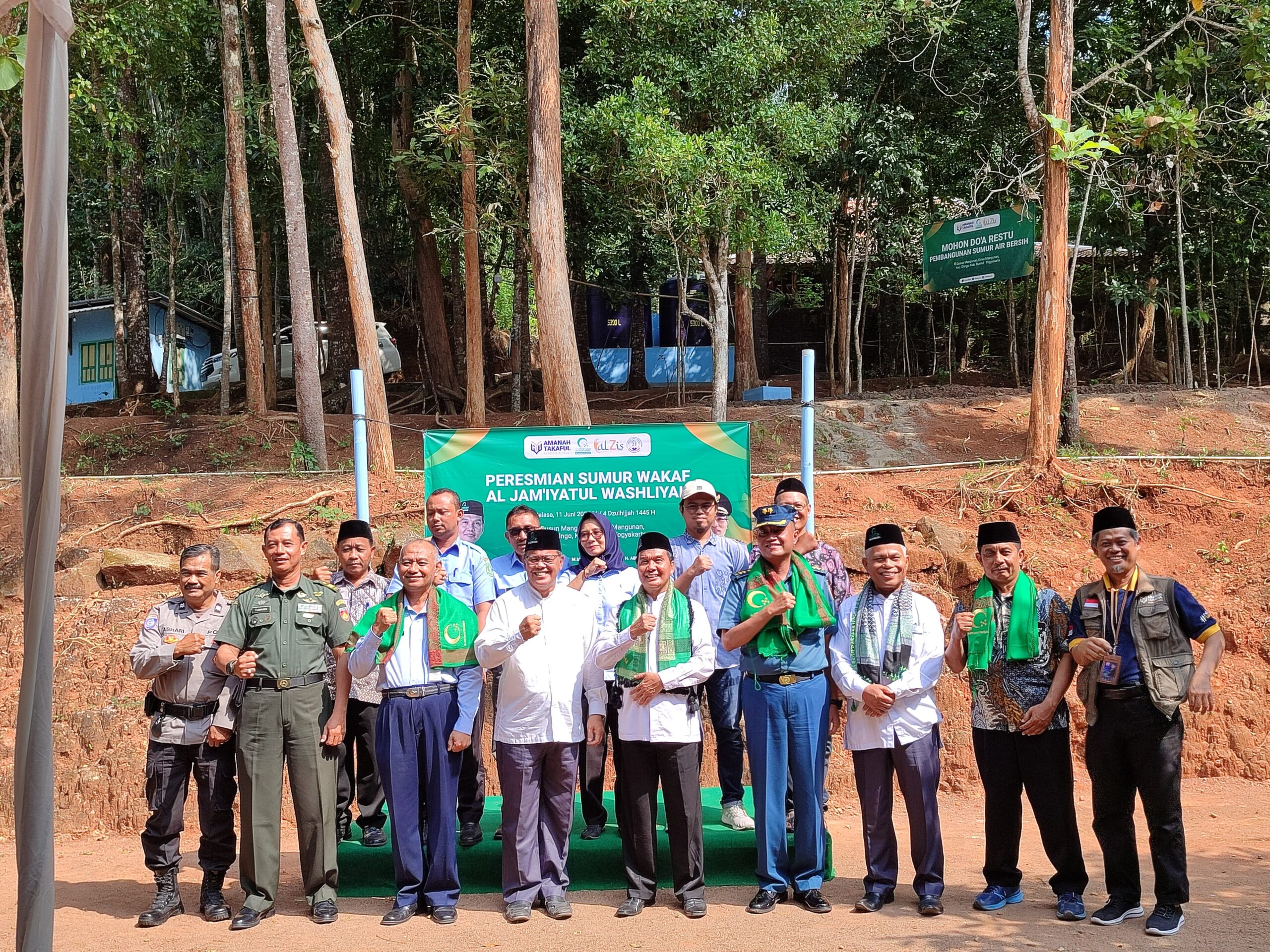 PB Al Washliyah gandeng Amanah Takaful dan Berkah Jogja Berbagi Resmikan Sumur Wakaf di Bantul