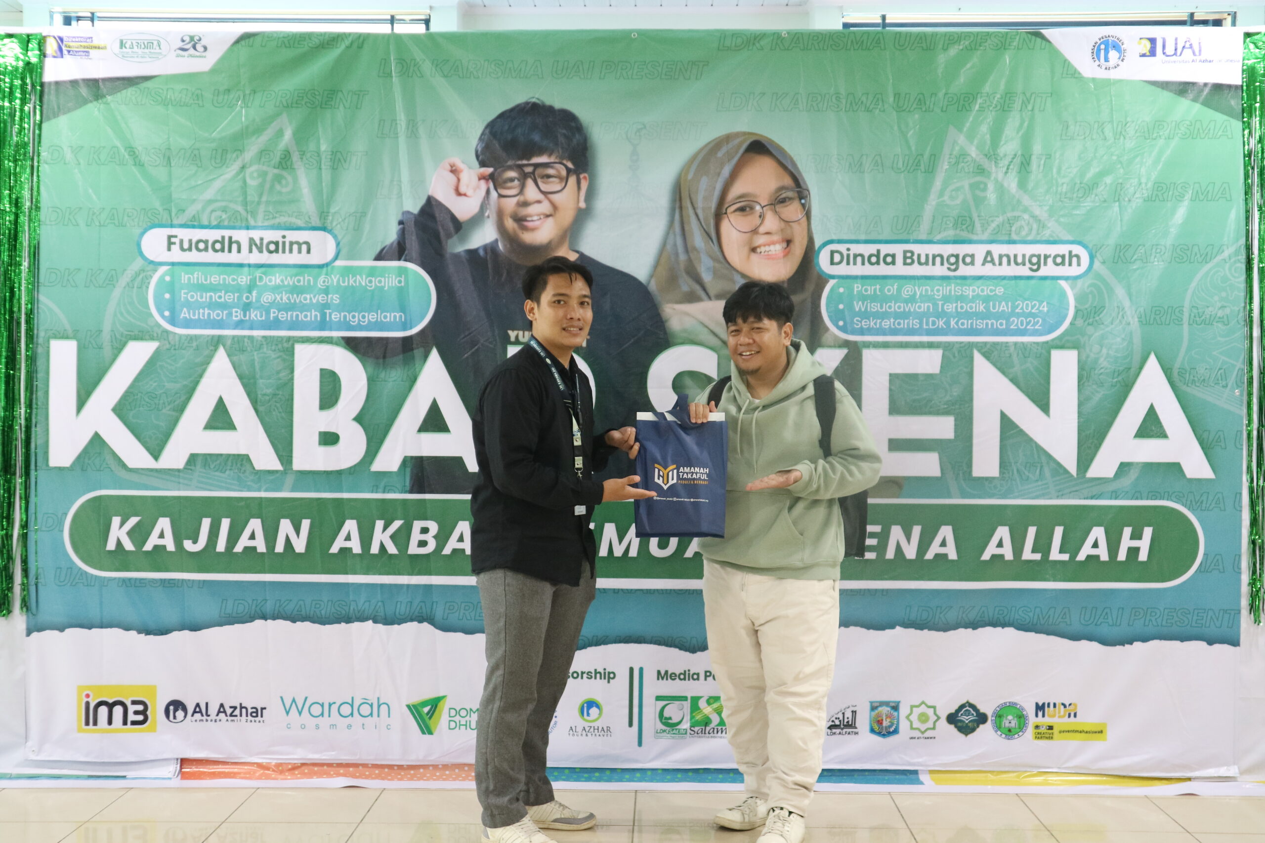 Amanah Takaful Dukung KABAR SKENA di Puncak DIES MILADIES LDK KARISMA UAI