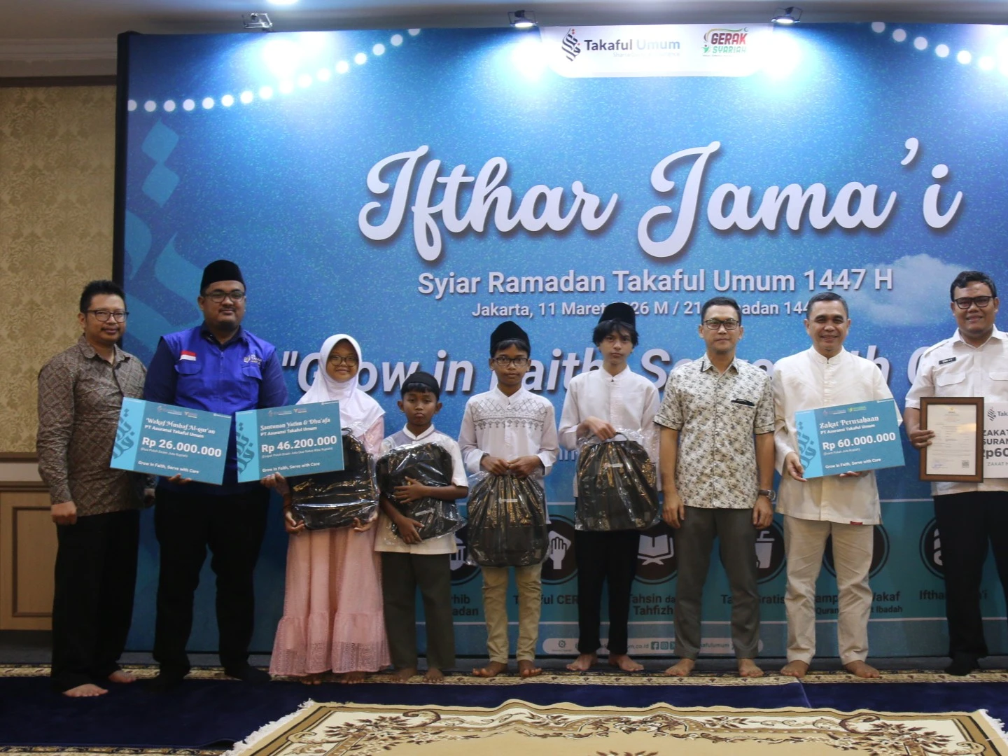 Iftar Jama’i Takaful Umum dan santunan anak yatim1